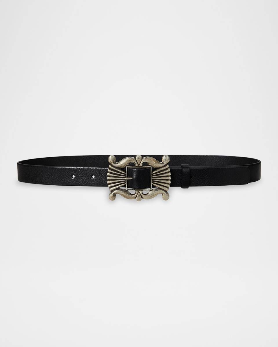 x T. Skies Vachetta Leather Belt